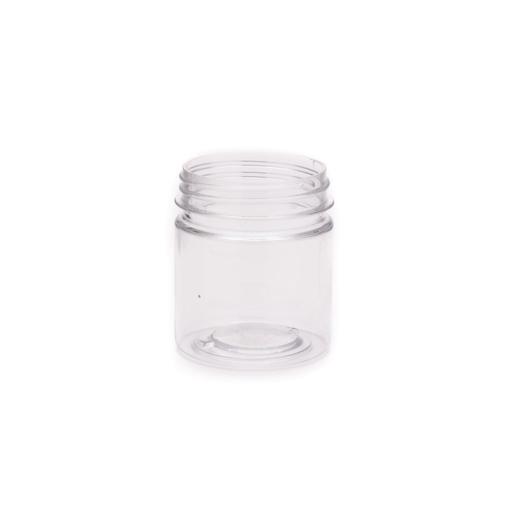 Plastic Jar 100ml PET Bottle Round with Screw Lid - PET53-701C