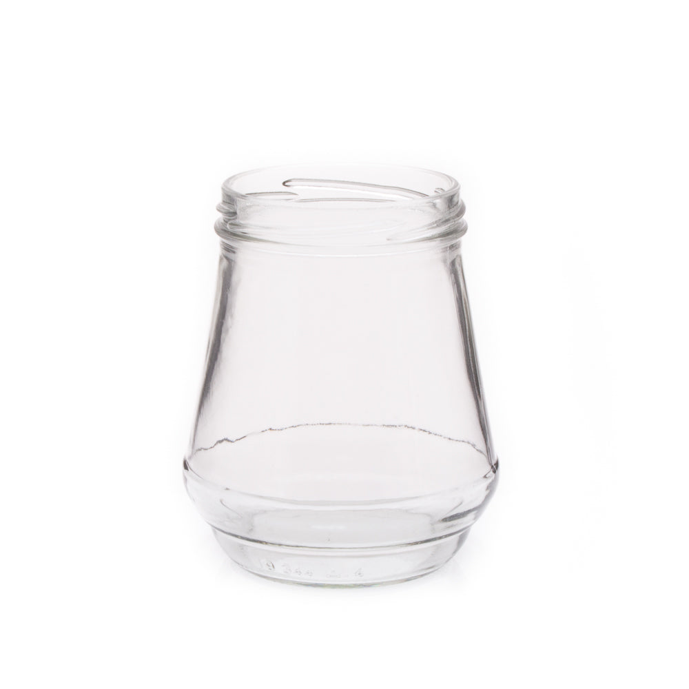 Consol 375ml Glass Jar Conical Gold Cap - BN0344