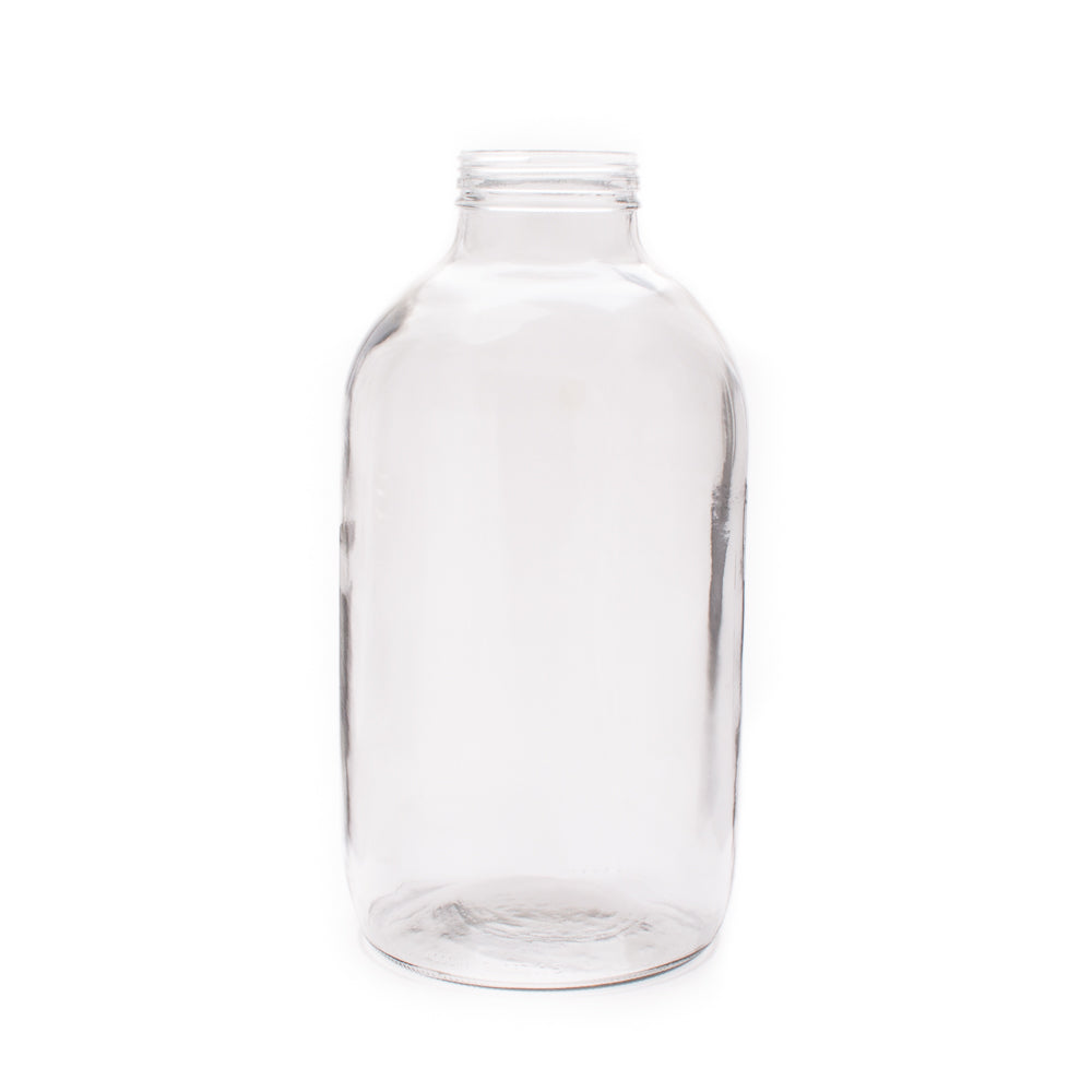 Consol 4L Glass Catering Jar Round with Aluminum Screw Lid  BN0549