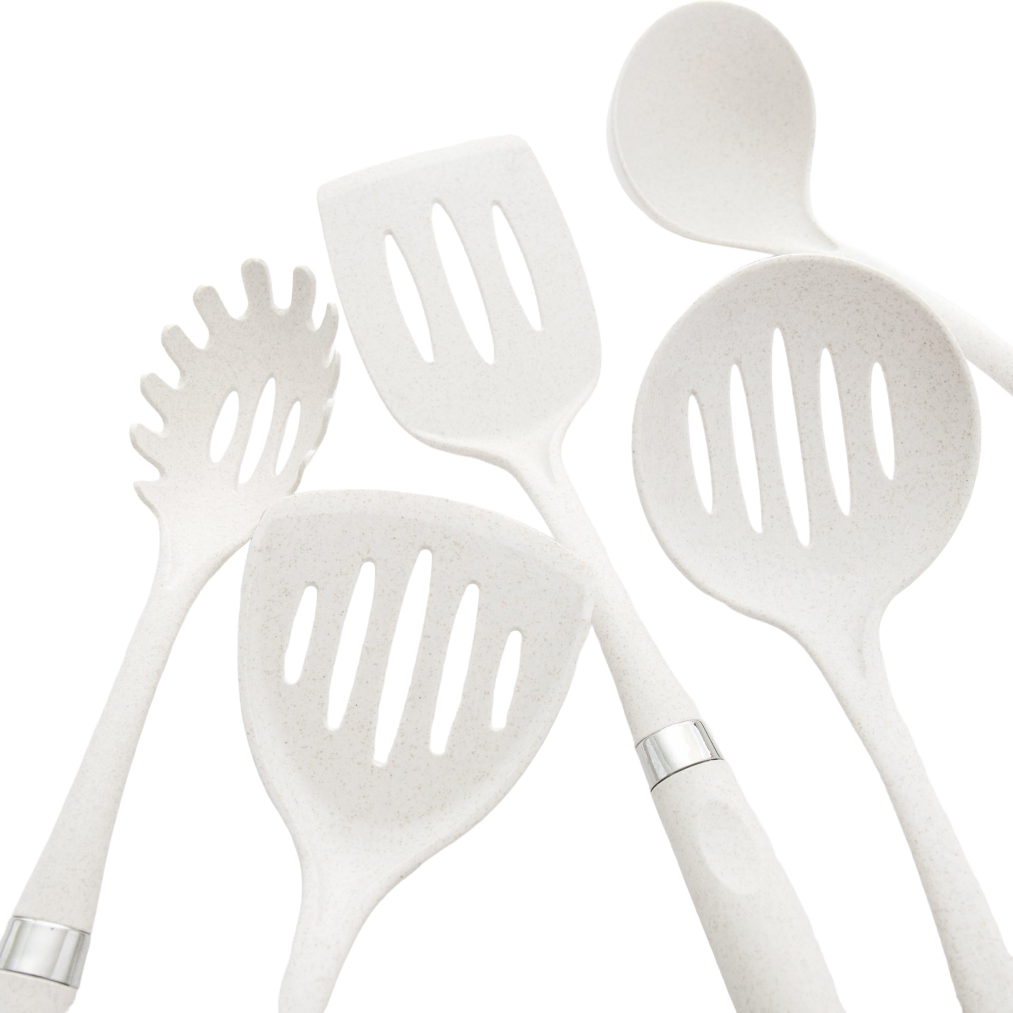 Nylon Serving Ladle Spoon Cream Silica Gel Tableware