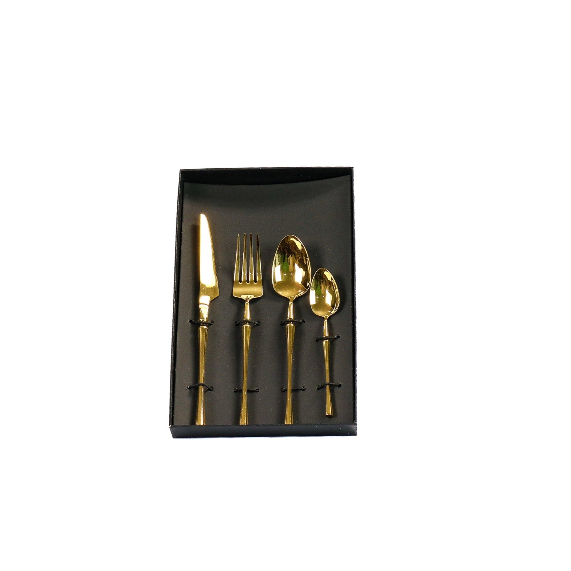 Cutlery Set Stainless Steel 4pc Gold 014