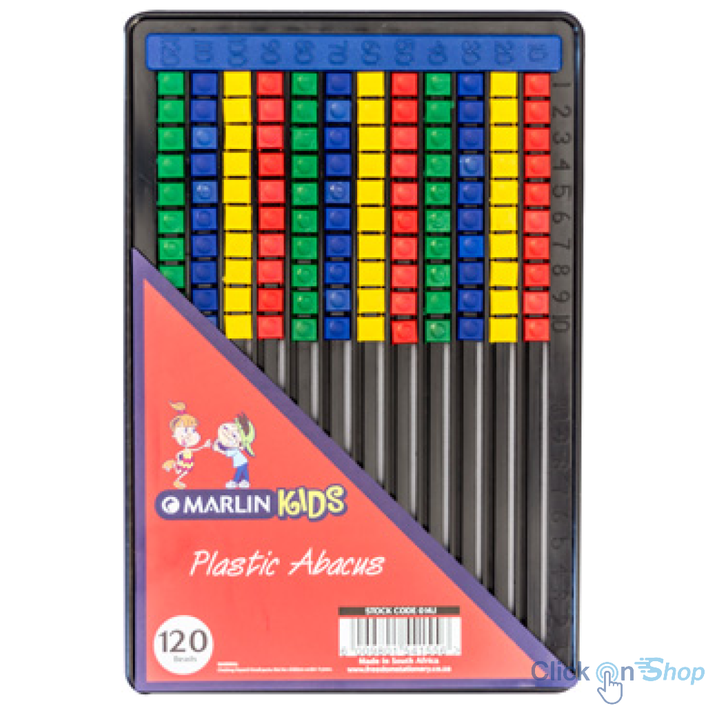 Plastic Abacus Frame Black 120pcs ABA002A