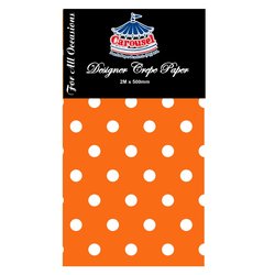 Crepe Paper Polka Dot Color 500mmx2m CAP2