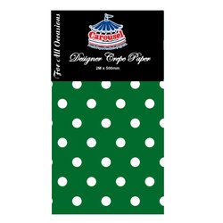 Crepe Paper Polka Dot Color 500mmx2m CAP2