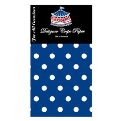 Crepe Paper Polka Dot Color 500mmx2m CAP2