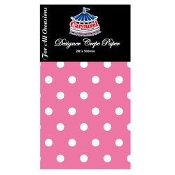 Crepe Paper Polka Dot Color 500mmx2m CAP2