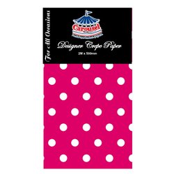 Crepe Paper Polka Dot Color 500mmx2m CAP2