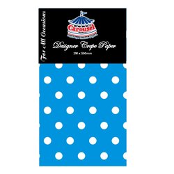 Crepe Paper Polka Dot Color 500mmx2m CAP2