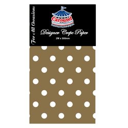 Crepe Paper Polka Dot Color 500mmx2m CAP2