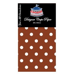 Crepe Paper Polka Dot Color 500mmx2m CAP2