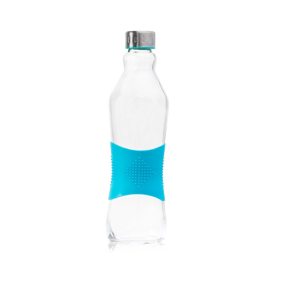 Consol 1L Glass Grip 'n Go Water Bottle in Assorted Colors 26145