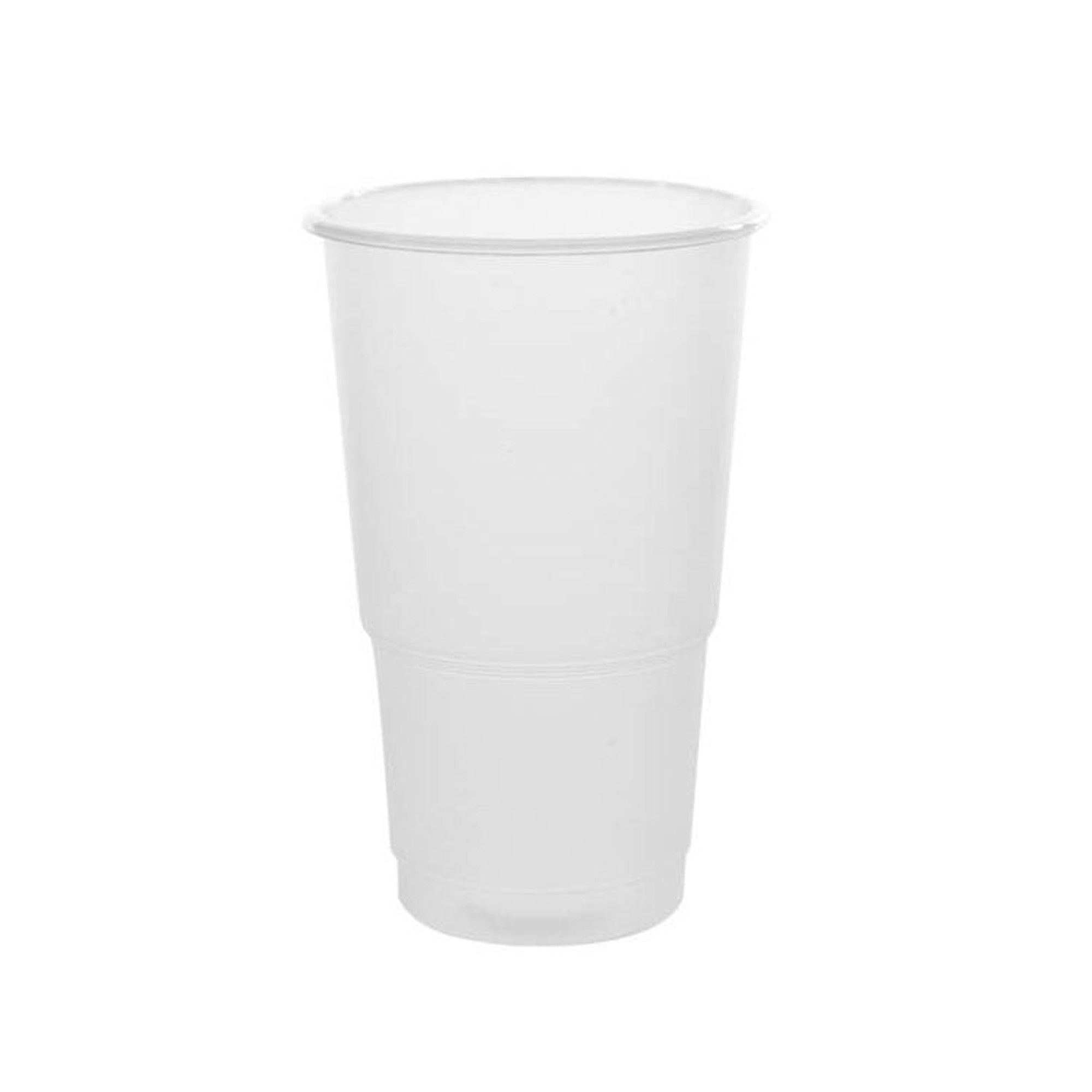 350ml Lucci Cup Plastic Clear 10pack