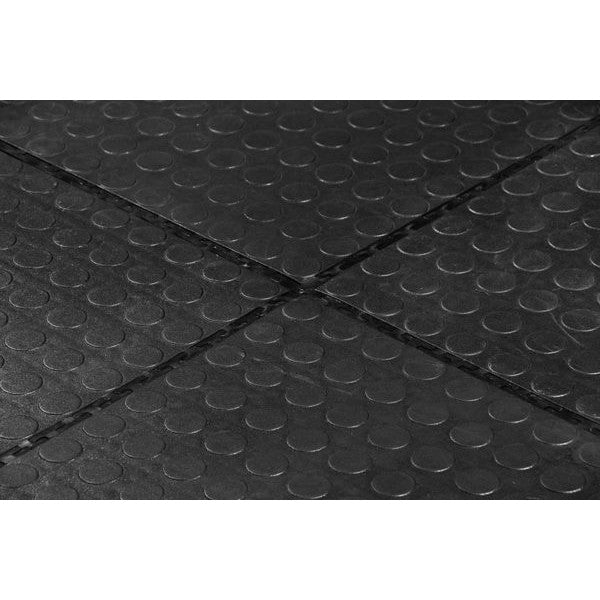 PVC Tile Interlocking Black 4s - Pride