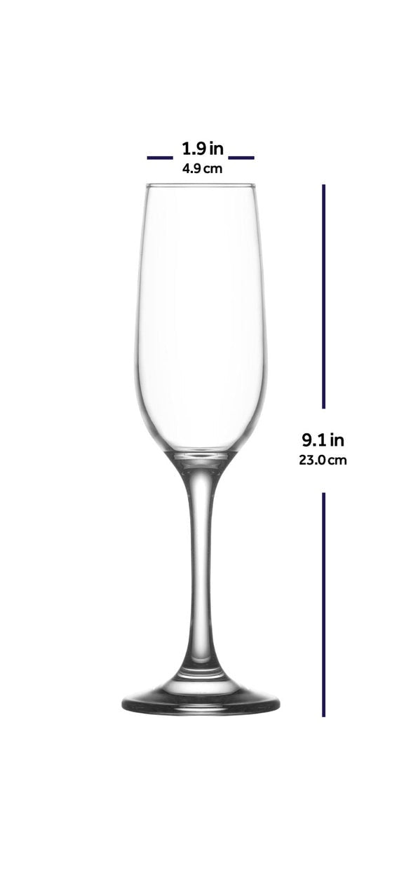 LAV Glass Tumbler 215ml Champagne Flute SGN1885