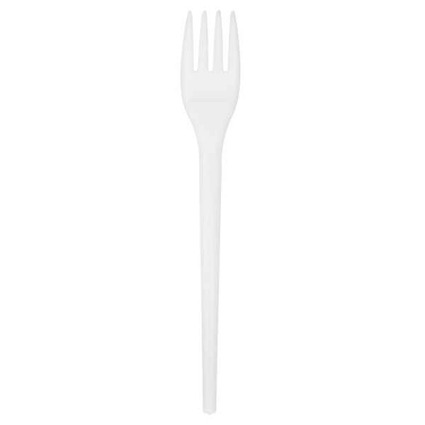 Plastic Forks White Disposable 100pack