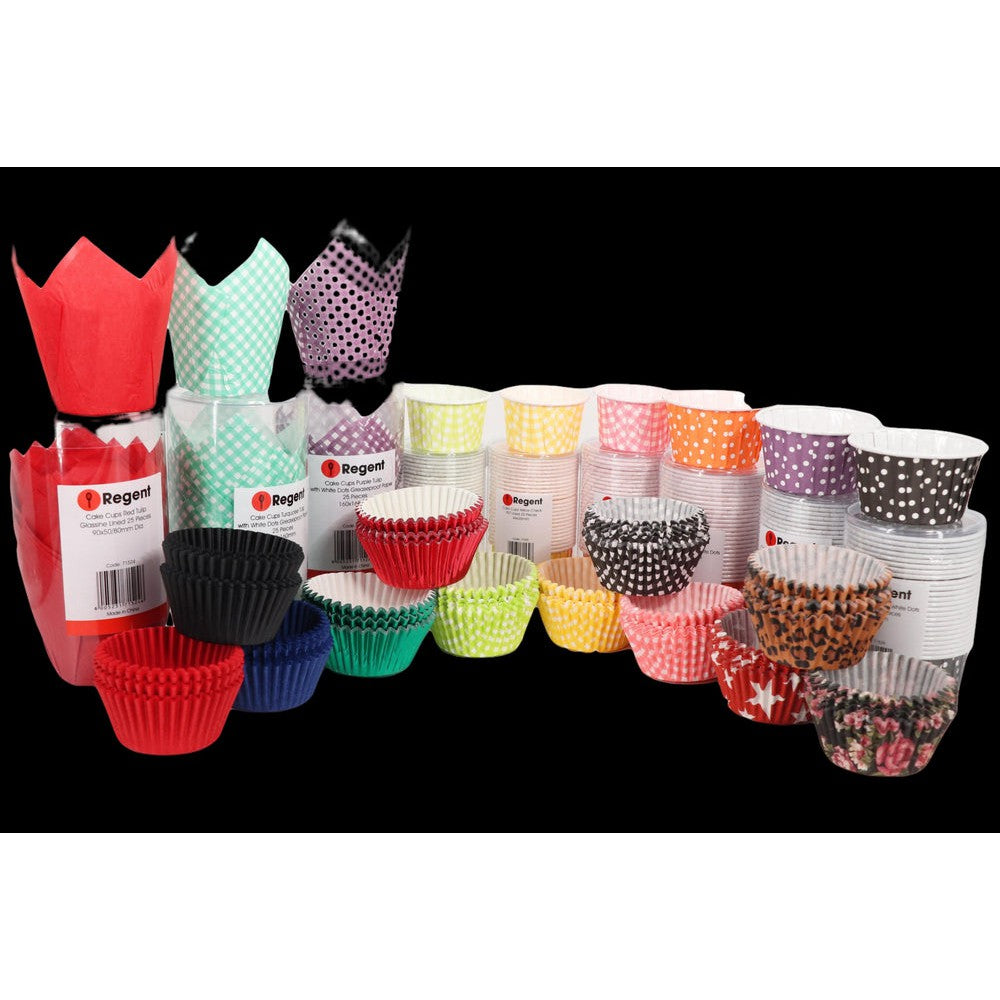 Regent Cake Cups Red And White Star 50Pcs 71517