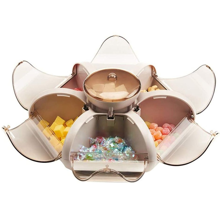 Creative Flower Type Dried Fruit, Candy, Nuts Box MB100