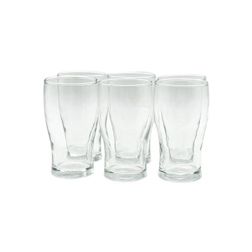 Glass Tumbler Beer 6pcs 12x7cm