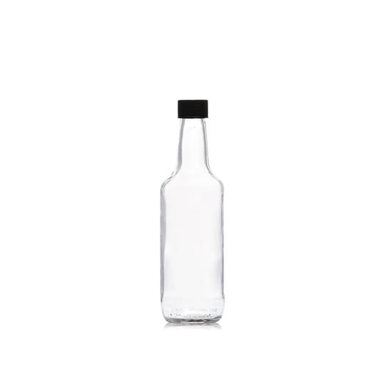 Consol 125ml Glass Worcester Sauce Bottle with Black Lid BN1903UTL