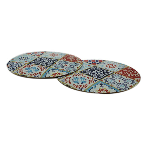 Home Clsssix Touch Of Portugal Placemet Cork Backed 2pack