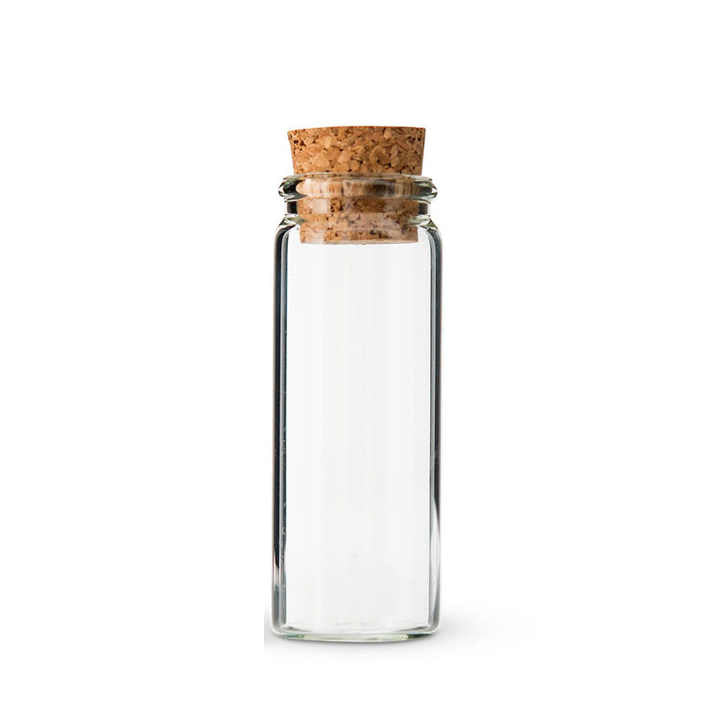 Regent Glass Bottle 160ml with Cork Lid 4pack 10539