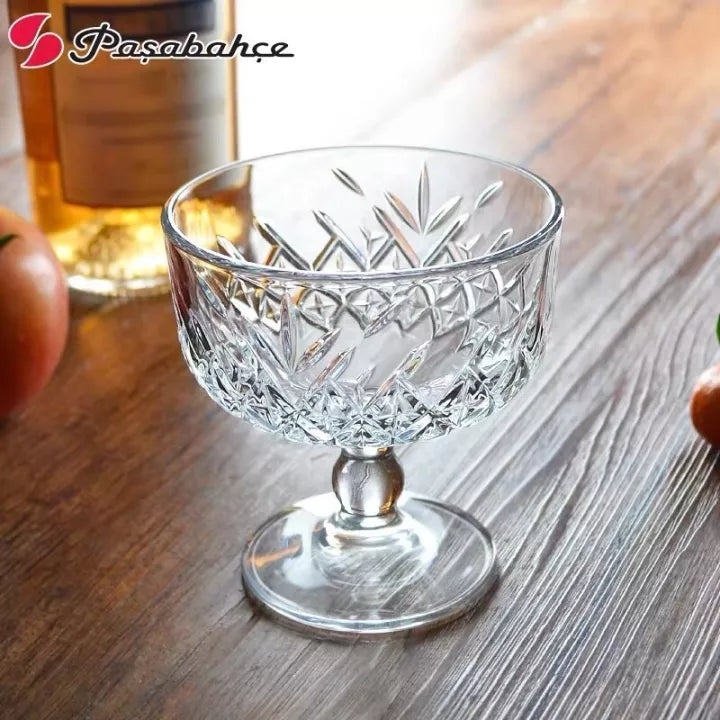 Pasabahce Timeless Glass Glass Ice Cream Dessert Bowl Cup 280ml 2pc 23907