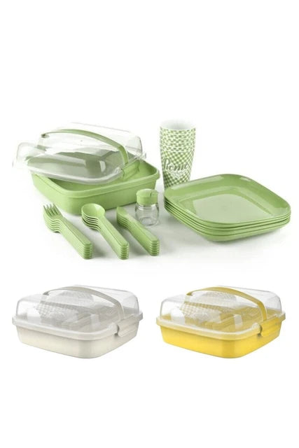 Titiz All-in-One Picnic Cutlery Set 32pc