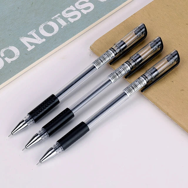 Deli Semi Gel Pen Needle Tip 0.5mm Black