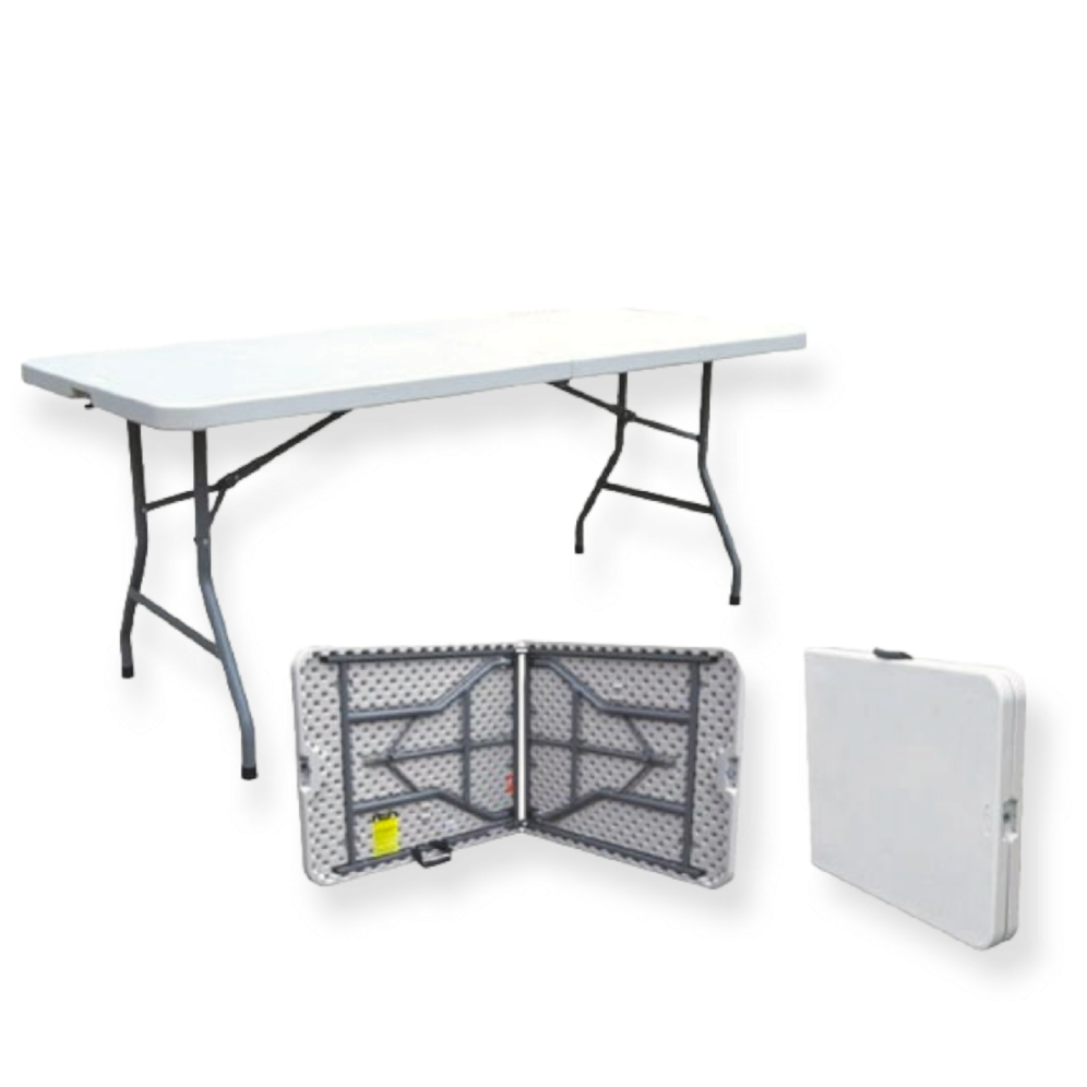 1.5m Folding Trestle Plastic Table 5ft
