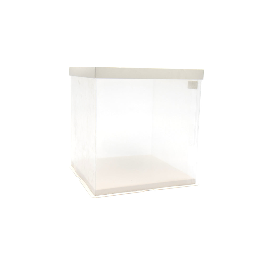 Plastic PVC Gift Box See Through Single layer Square