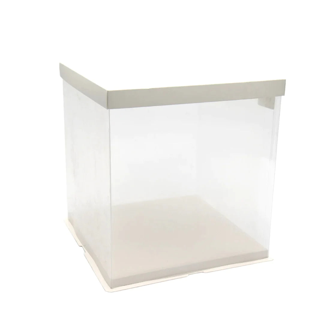 Plastic PVC Gift Box See Through Heightened Square