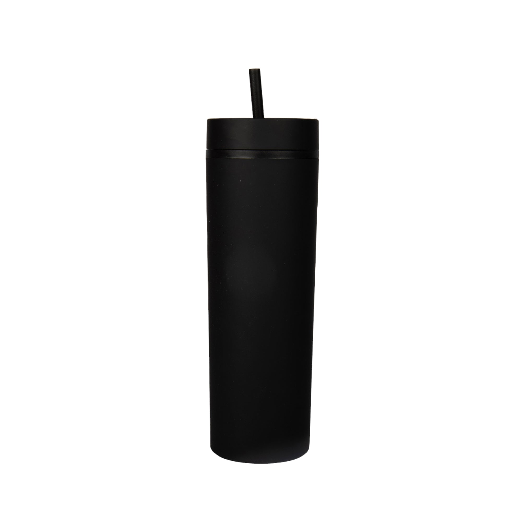 Skinny Drinking Tumbler 574ml Acrylic Reusable with Lid and Straw