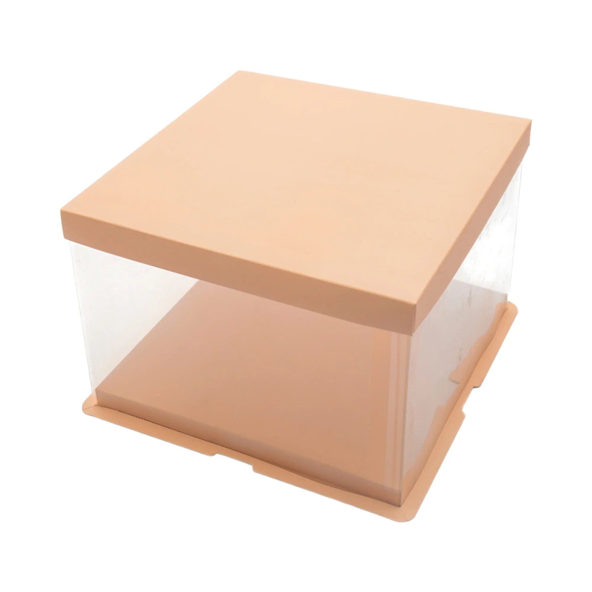 Plastic PVC Gift Box See Through Heightened Square Assorted