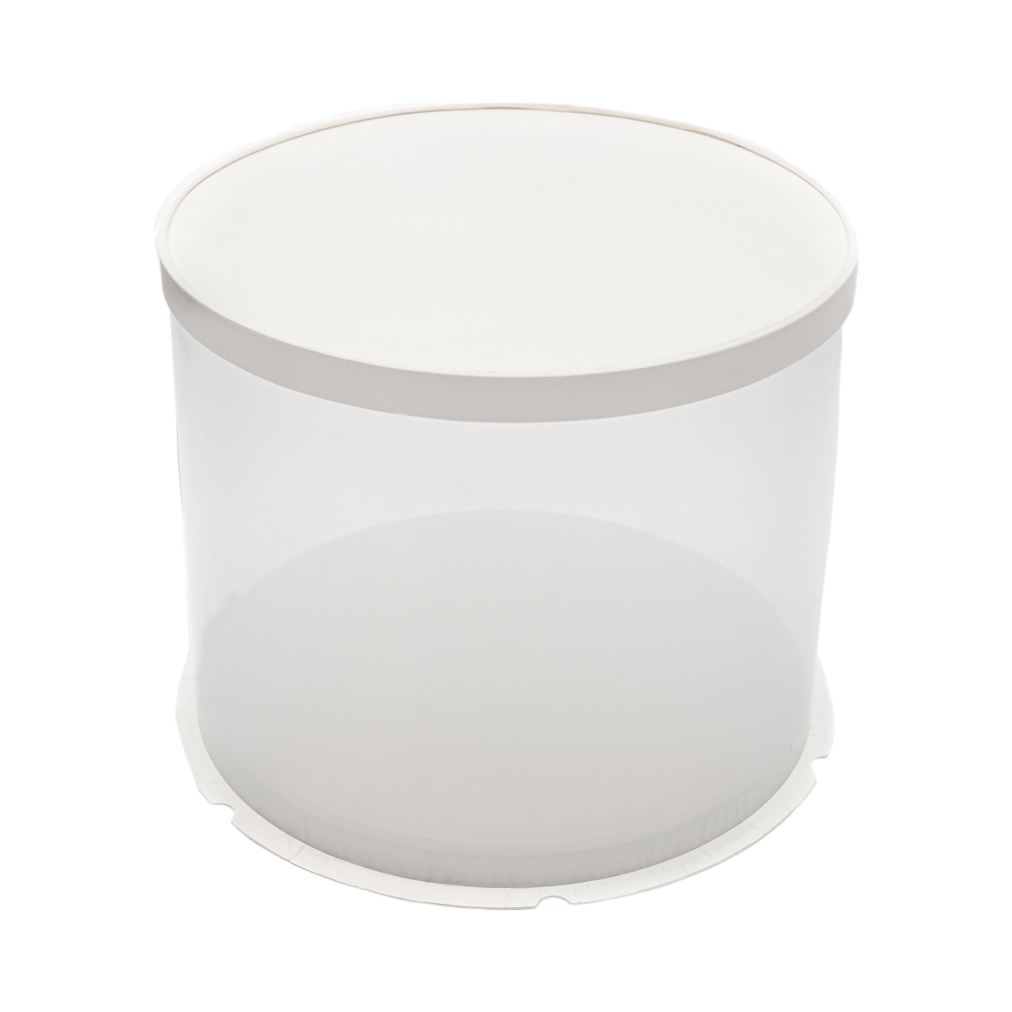 Plastic PVC Gift Box See Through Single Round