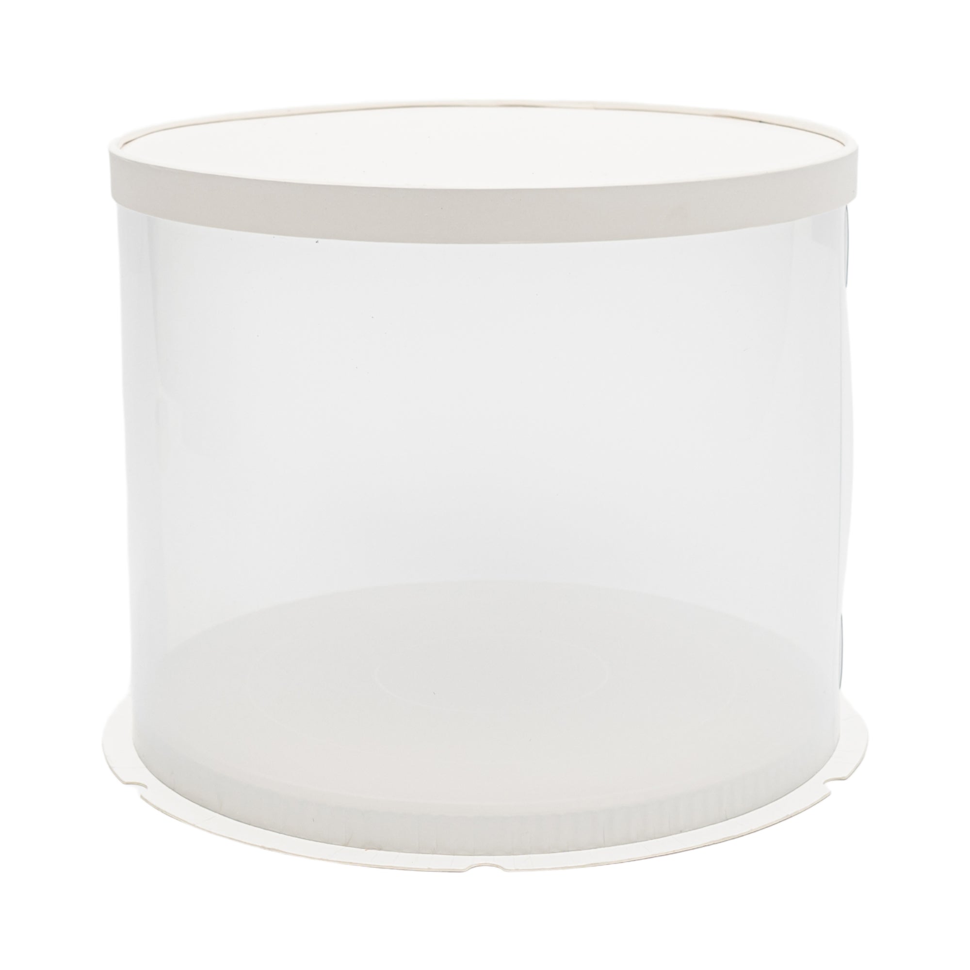 Plastic PVC Gift Box See Through Single Round