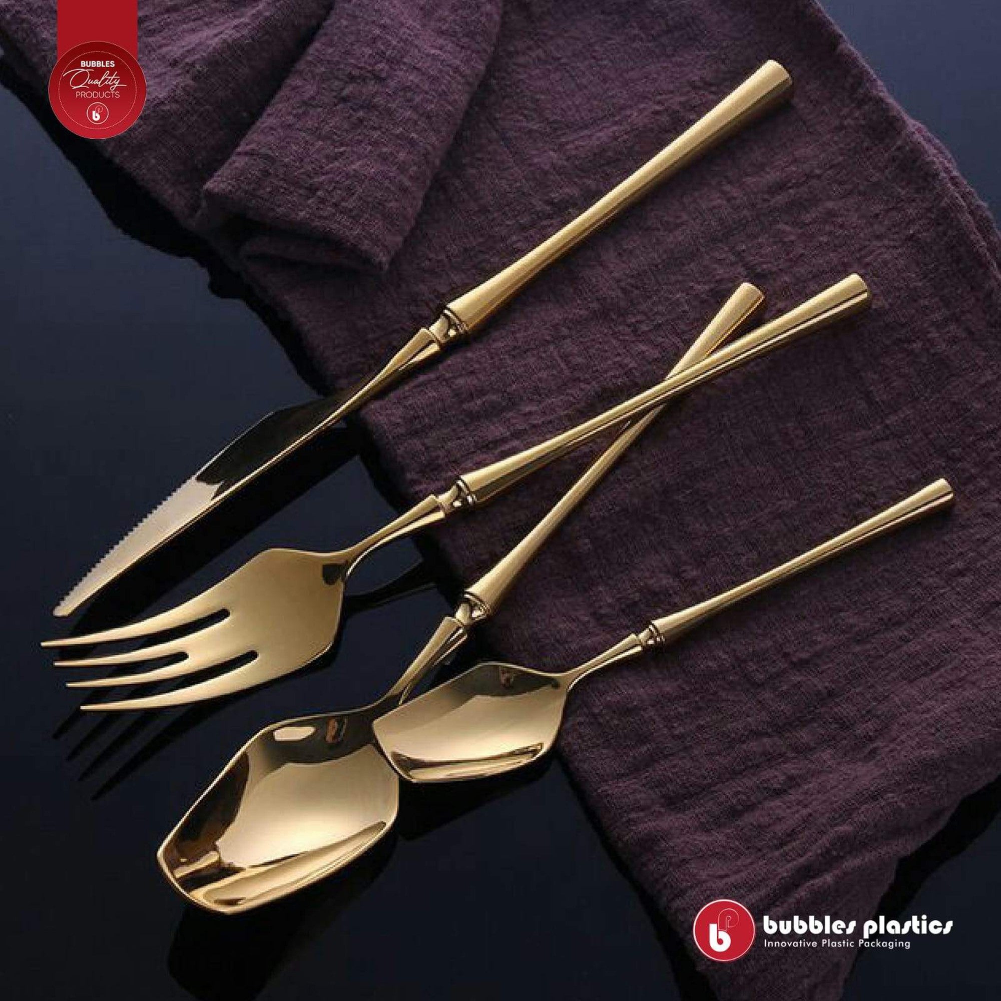 Cutlery Set Stainless Steel 4pc Gold 014