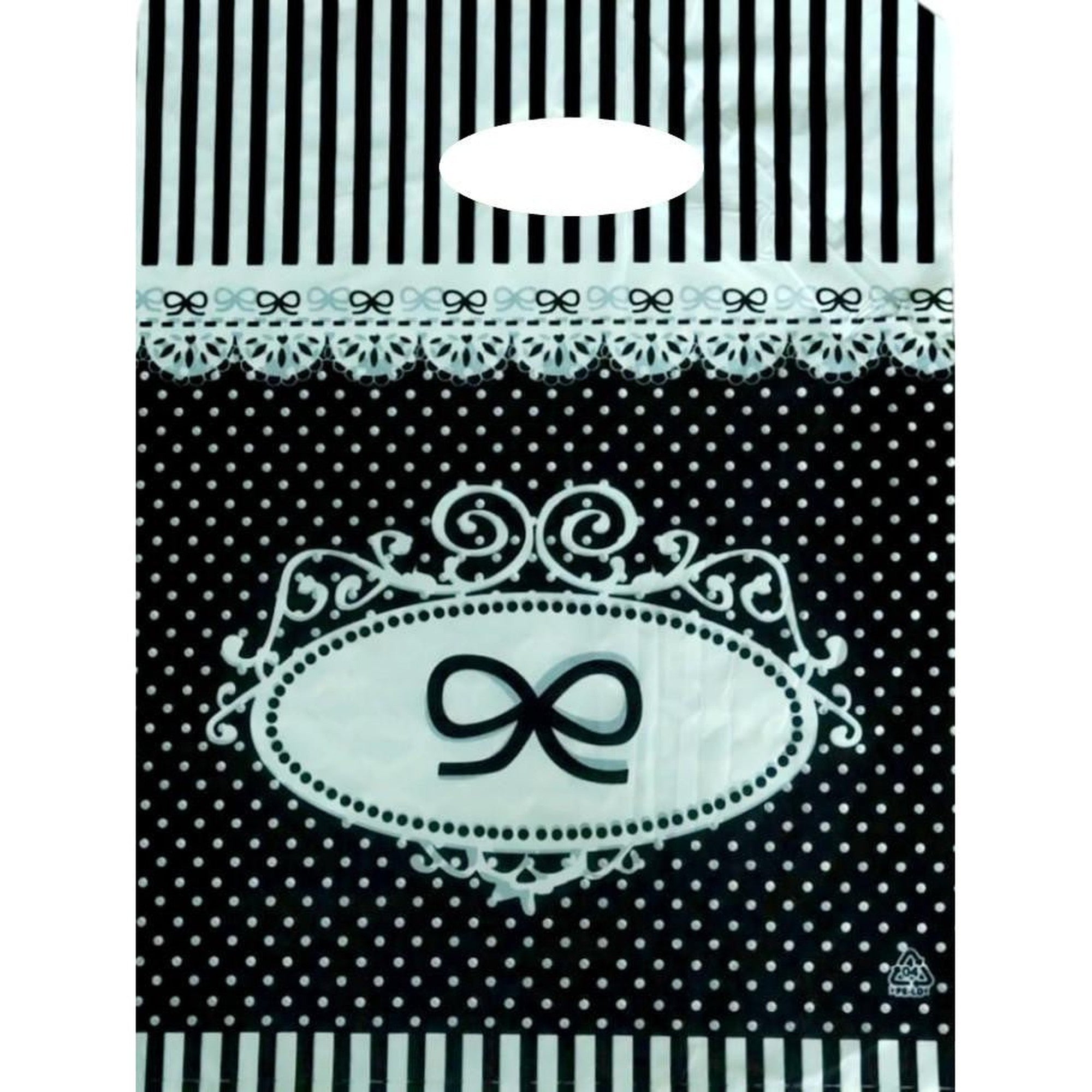 Plastic Boutique Bag Printed Medium 25x35cm 25pack