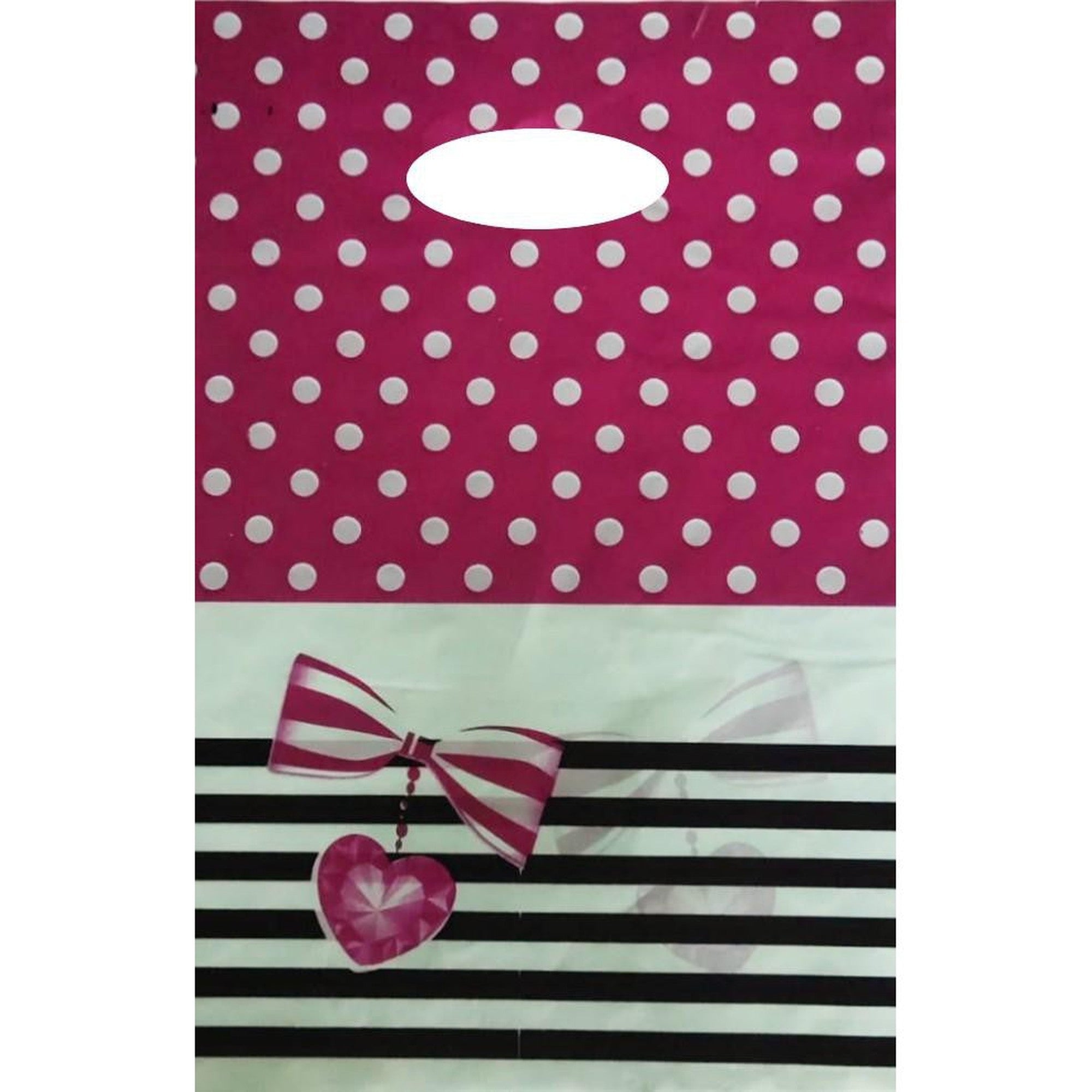 Plastic Boutique Bag Printed Large 30x40cm 25pack