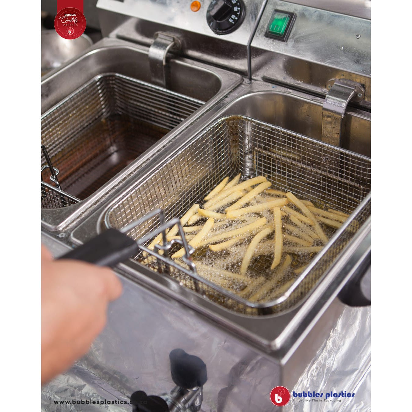 Fryer Deep Double Pan 2x5L