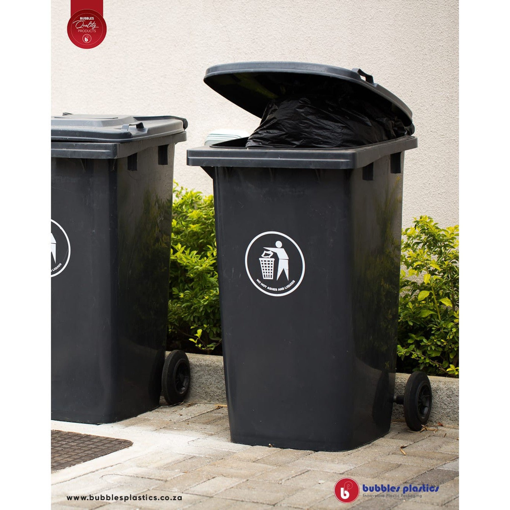 240L Wheelie Refuse Bin Color SABS Approved