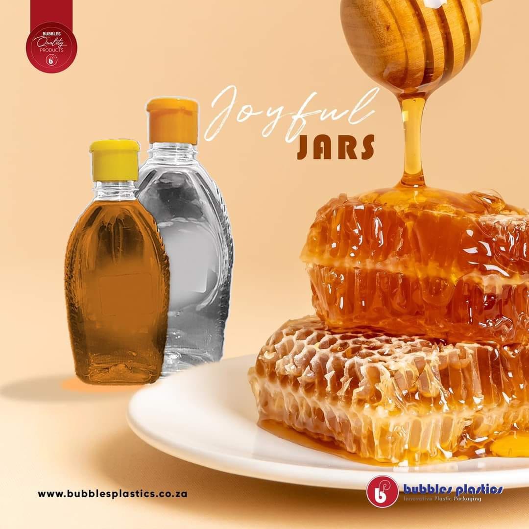 500g Plastic Honey Jar - 350ml PET Squeeze Bottle