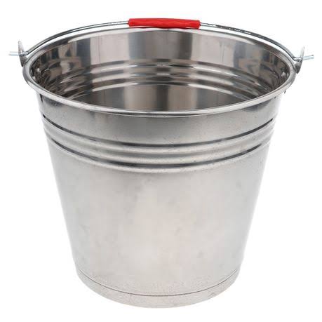 Bucket 18L Stainless Steel 34cm