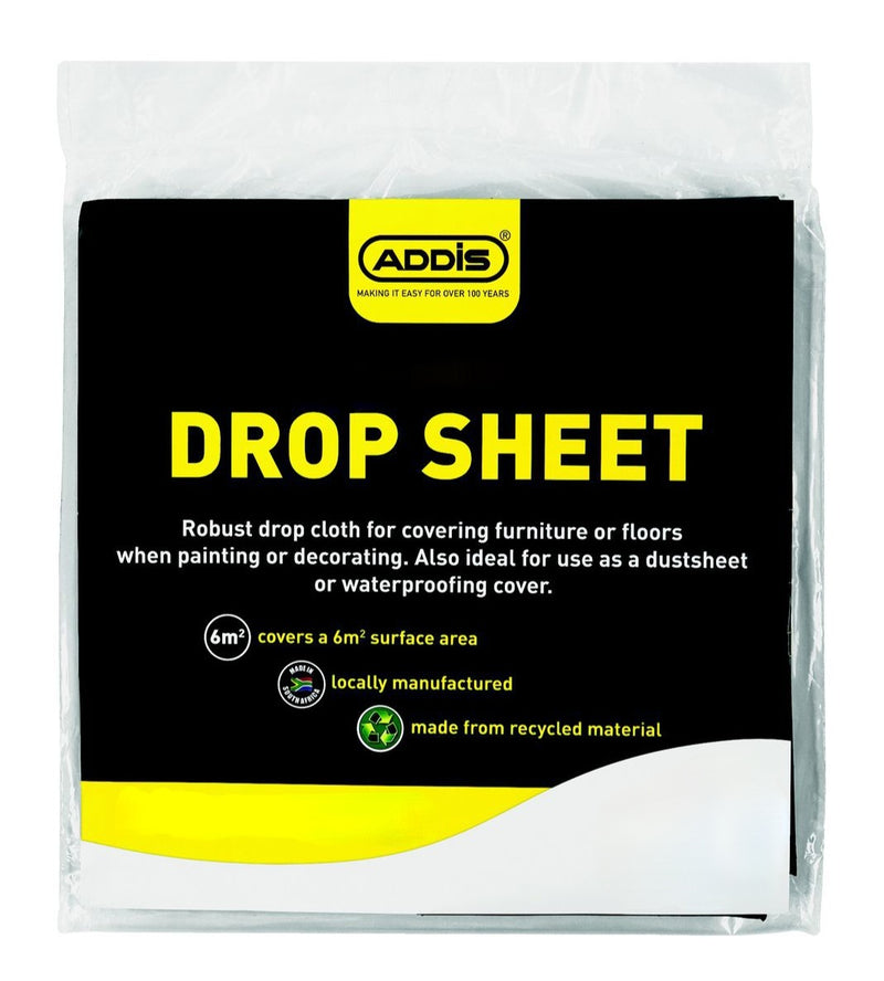 Plastic Drop Sheet 2mx3mx25mic Builders Sheet