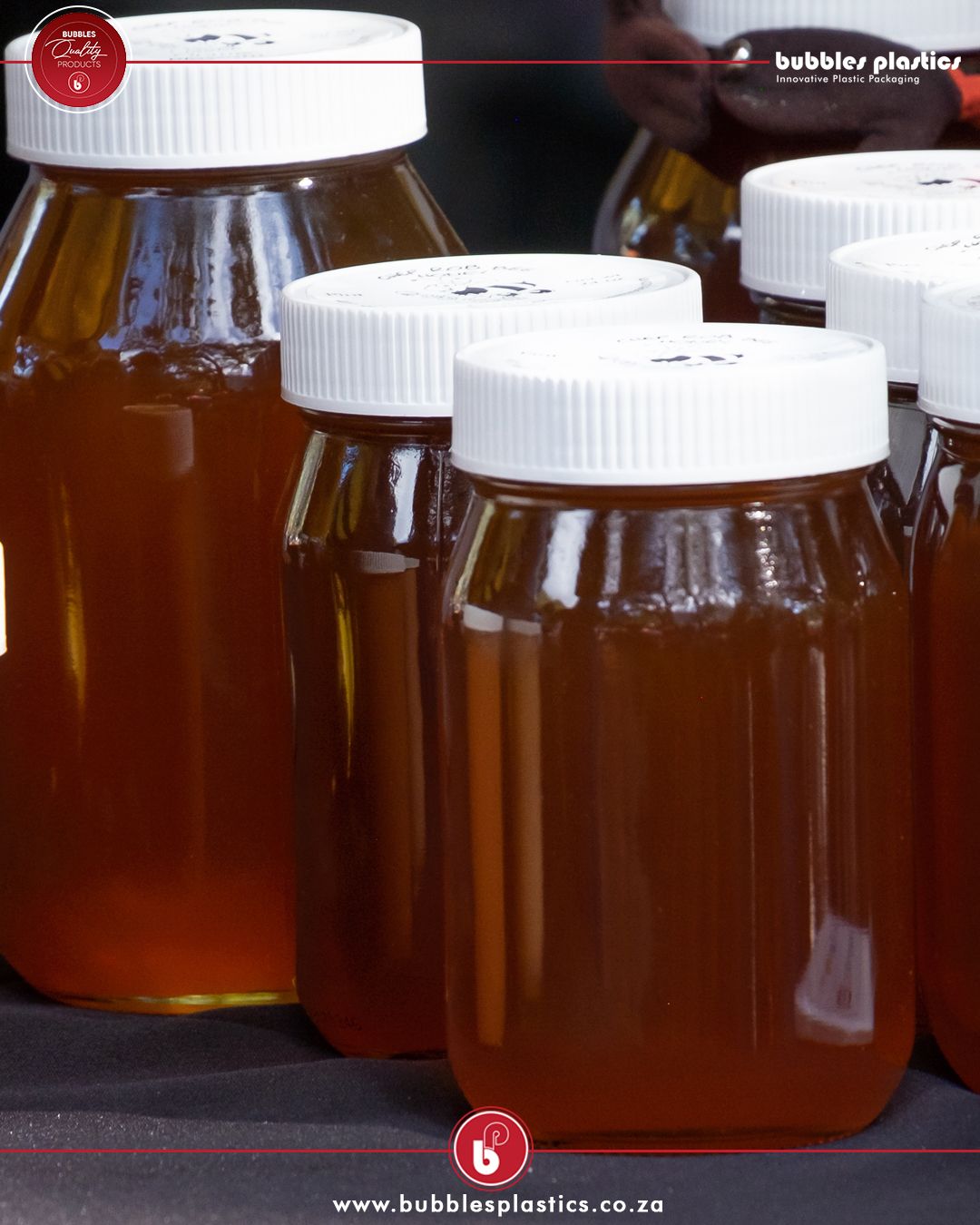 350ml Honey Jar PET Bottle Screw 10pack