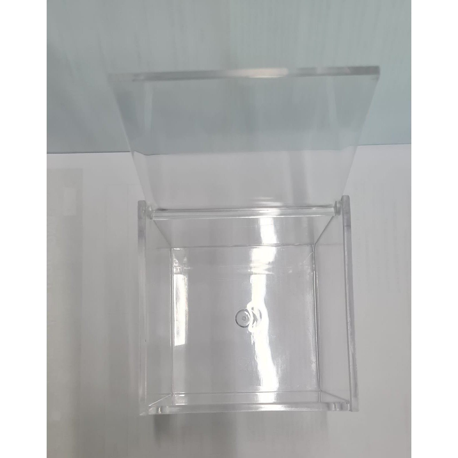 Acrylic Gift Box Square 6x6x6cm Super Transparent with Flip Lid