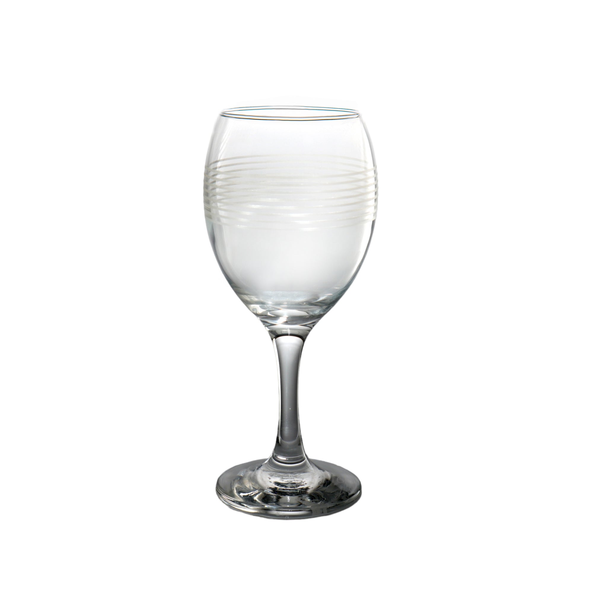 Pasabahce Glass Tumbler 200ml White Wine Stripe 40990