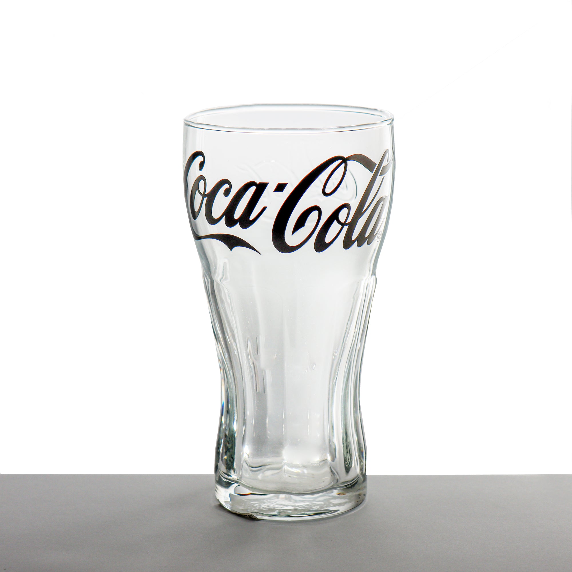 Coke Contour Hiball Glass Tumbler 300ml Black Print Pasabahce 40957