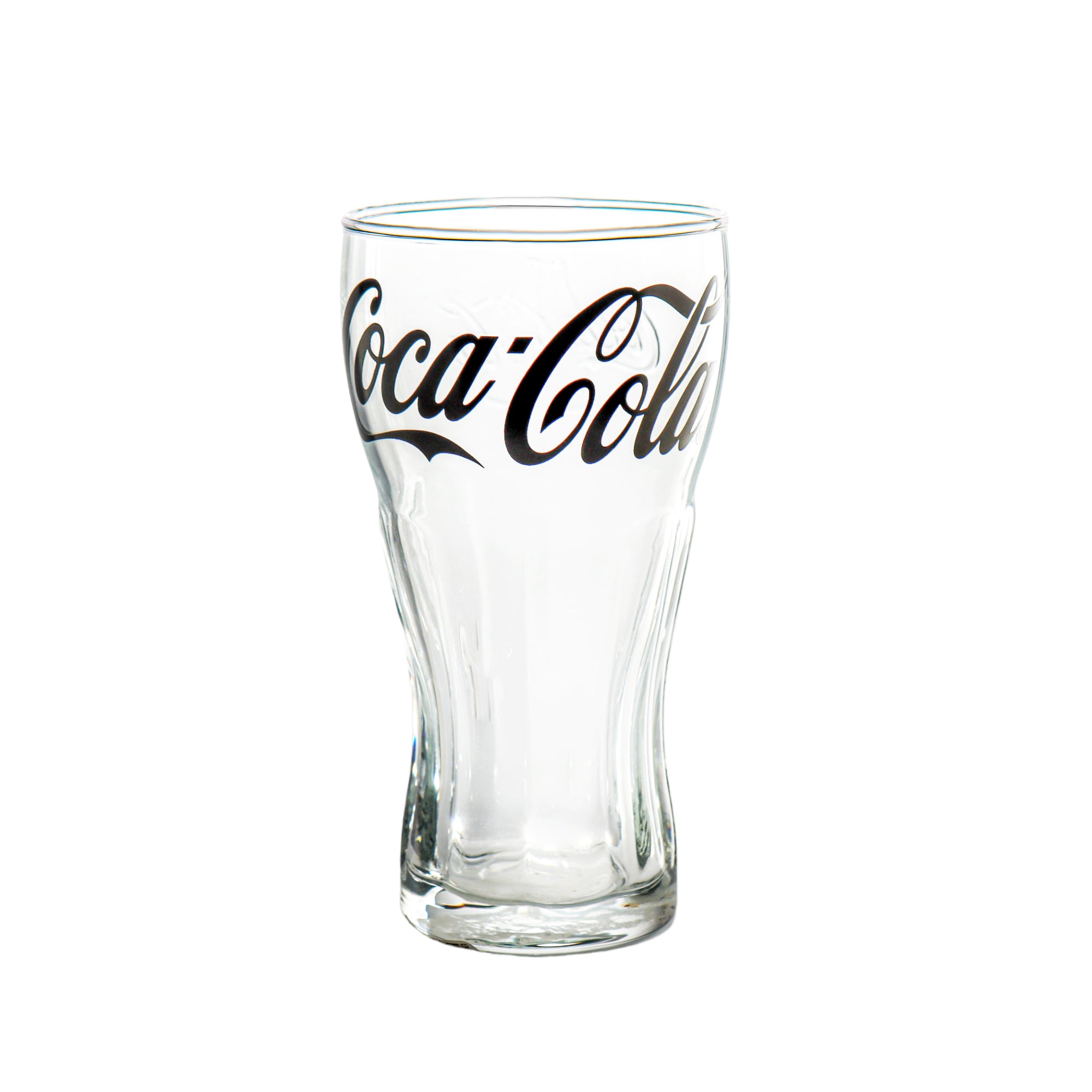 Coke Contour Hiball Glass Tumbler 300ml Black Print Pasabahce 40957