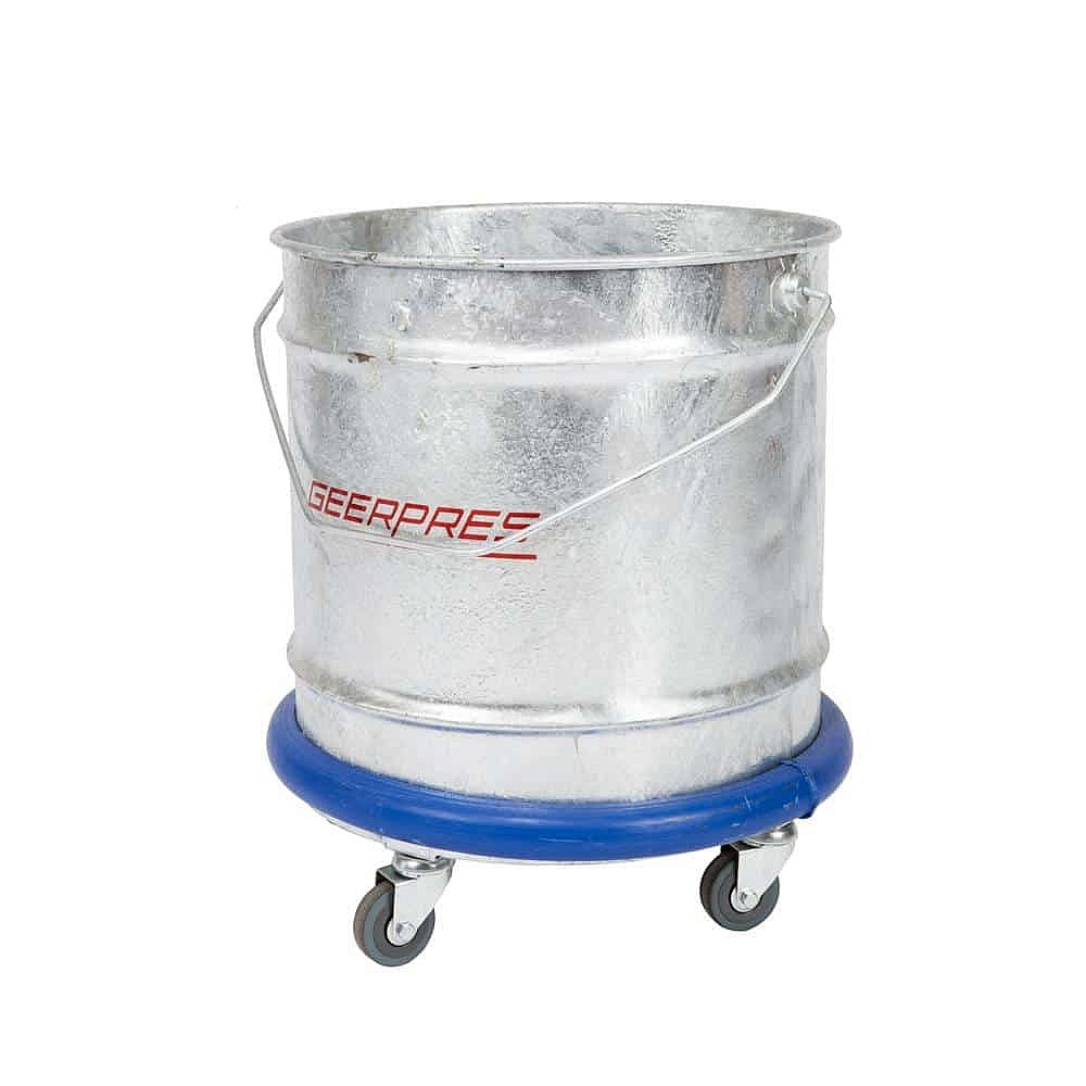 36L Galvanized Wringer Bumper Mop Bucket F7560 Bucket Only Academy