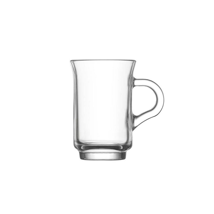 LAV Glass Espresso Coffee Tea Mug 155ml Cup 6pack SGN2357